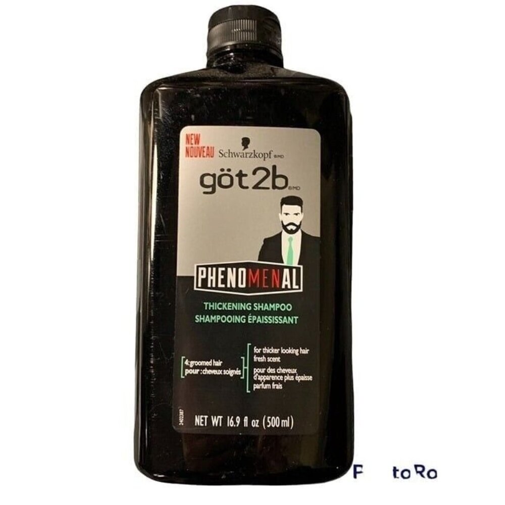 2 x GOT2B Phenomenal Thickening Shampoo Men's 16.9 oz Schwarzkopf
